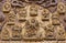Ancient bas-relief at Royal Palace in Patan, Nepal