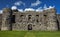 Ancient Beaumaris Castle in Wales, Great Britain, United Kingdom