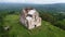 An ancient Bedian temple in the mountains of the Republic of Abkhazia. Cloudy day May 19, 2021