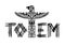 Ancient black totem logo