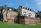 Ancient boundary wall in the French city Le Mans