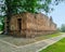 Ancient brick Buddha pavillion and chedi at Wat KhunInthapramun