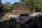 The ancient brick stupa at Lahugala Magul Mahavihara near Pottuvil on the east coast of Sri Lanka.