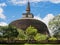 The ancient brick stupa in Polonnaruwa ancient city , Sri Lanka.