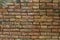 The ancient brick wall Brown Needle Texture background