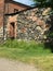 An ancient brick wall on Suomenlinna Finland