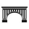 Ancient bridge icon, simple style