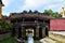 Ancient bridge pagoda in Hoi An old city, Vietnam