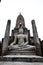 Ancient Buddha statue in Phra Si Ratana Mahathat Chaliang temple