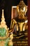 Ancient buddha statue in Wat Phra Singh in Chiangmai Thailand
