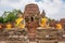 Ancient buddha statues at Ayutthaya