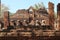 Ancient Buddhism ruin laterite wall