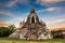 Ancient Buddhist pagoda ruins at Wat Phra Sri Sanphet temple. Thailand