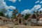 Ancient Buddhist,Singha statue at Wat Lai Hin Luang Khong Temple, Lampang, Thailand