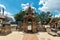 Ancient Buddhist,Singha statue at Wat Lai Hin Luang Khong Temple, Lampang, Thailand