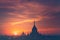 Ancient Buddhist Temples of Bagan Kingdom at sunrise. Myanmar (Burma)