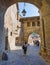 Ancient buildings in medieval citadel of Sighisoara