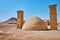 The ancient buildings of Towers of Silence archaeological site,