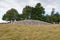 Ancient burial ground in Ekornavallen. FalkÃ¶ping district. Sweden. Europe.