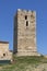 Ancient Byzantine Tower in town of Nea Fokea, Kassandra, Chalkidiki, Central Macedonia, Greece