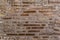 Ancient Byzantium brick wall