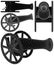 Ancient Cannon Illustration Isolated Vector