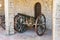 Ancient cannon inside the fortress known as Guaita or Rocca in San Marino