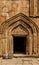 Ancient carved doorway to Jvari Monastery - sixth-century Georgian UNESCO World Heritage site- Fourteen hundred years old and