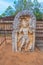 Ancient carving at Anuradhapura cultural sight in Sri lanka