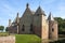 Ancient Castle Radboud with moat in Medemblik