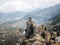 Ancient castle on the rock, La Iruela, Andalusia, Spain