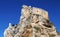 Ancient castle on a rock, mussomeli, sicily