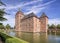 Ancient Castle in a tranquil green park, Turnhout, Blegium.