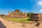 Ancient castle at Wat Mahathat in Buddhist temple Is a temple built in ancient times at Ayutthaya