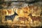ancient cave paintings depicting mystical animals