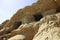 Ancient caves at Matala in Crete, Greece