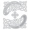 Ancient Celtic, Scandinavian pattern, scandinavian knot - work illustration