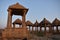 Ancient cenotaph in bada baag Jaisalmer Rajasthan India