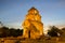 Ancient Cham towers in the twilight. Phan Thiet, Vietnam