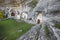 Ancient chapel in a cave. Ojos de Guarena. Burgos. Spain