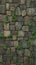 Ancient charm moss covered stone wall, a timeless and rustic texture