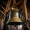 Ancient chime Close view of an old, historic bell