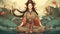 Ancient Chinese goddess Guan Yin