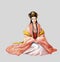 Ancient Chinese People Artwork: Beautiful Woman, Princess, Beauty