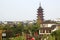 Ancient Chinese Ruigang Pagoda Suzhou China