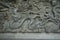 Ancient chinese stone dragon relief .marble sculpture.