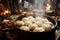 Ancient Chinese towns culinary treasures mouthwatering, flavorful buns