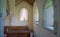 Ancient church interior. Barlavington, Sussex, UK