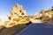 Ancient church musem, the largest rock-cut monastery of Cappadocia, Turkey