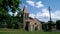 Ancient church in a small rural village of France